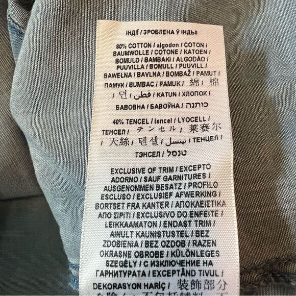 Guess chambray long sleeve dress. Size small‎ - Picture 8 of 13